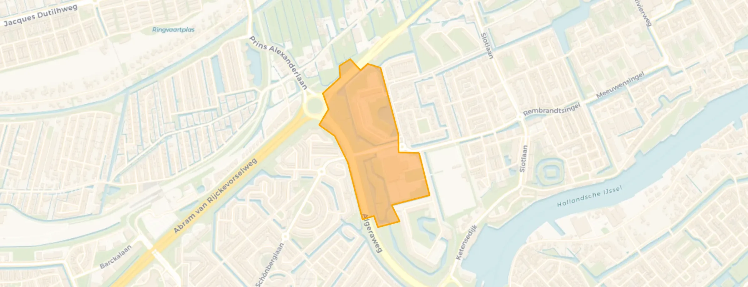 Kaart van Reviusbuurt