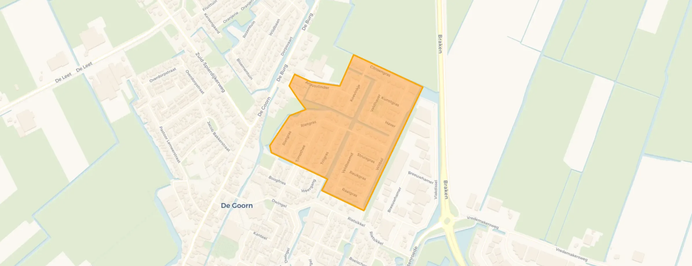 Buurt Rietgras en omgeving, De Goorn