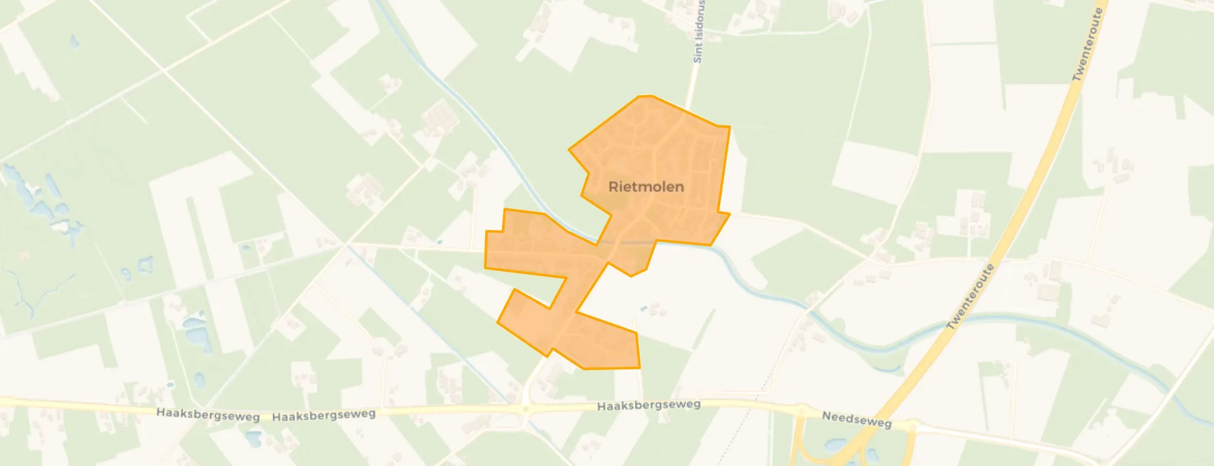 Kaart van Rietmolen