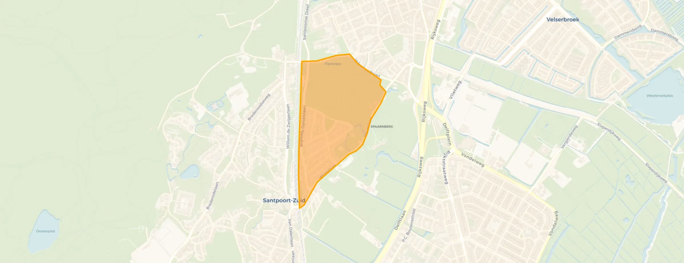 Buurt Rijkersparkbuurt, Santpoort-Zuid