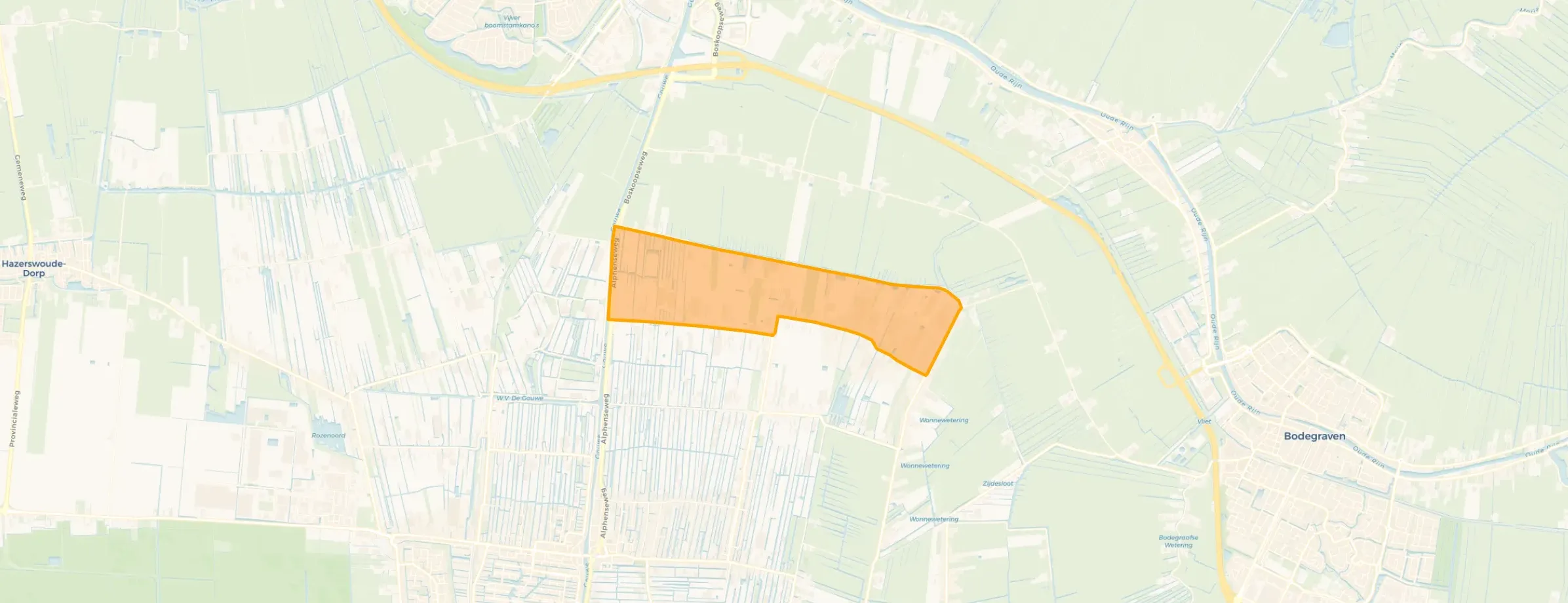 Buurt Rijneveld-Noord, Boskoop