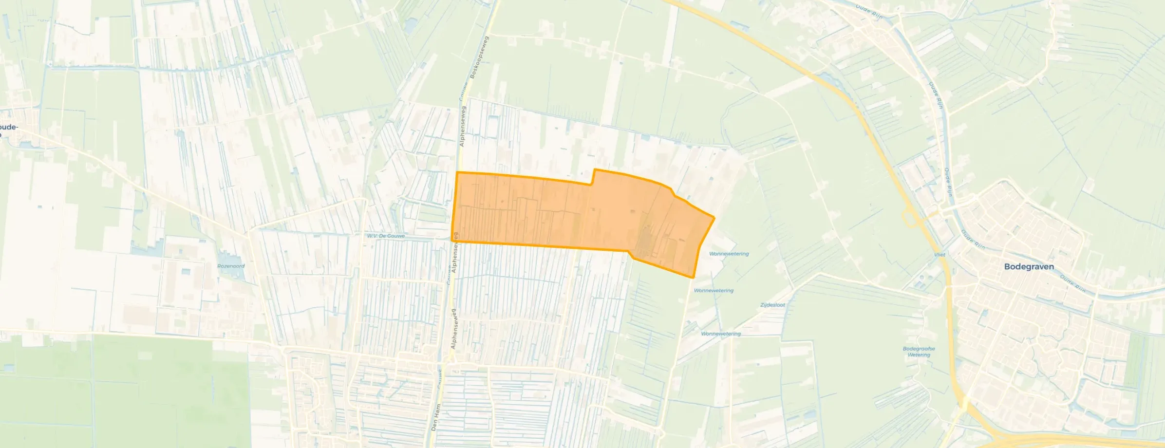 Kaart van Rijneveld-Zuid