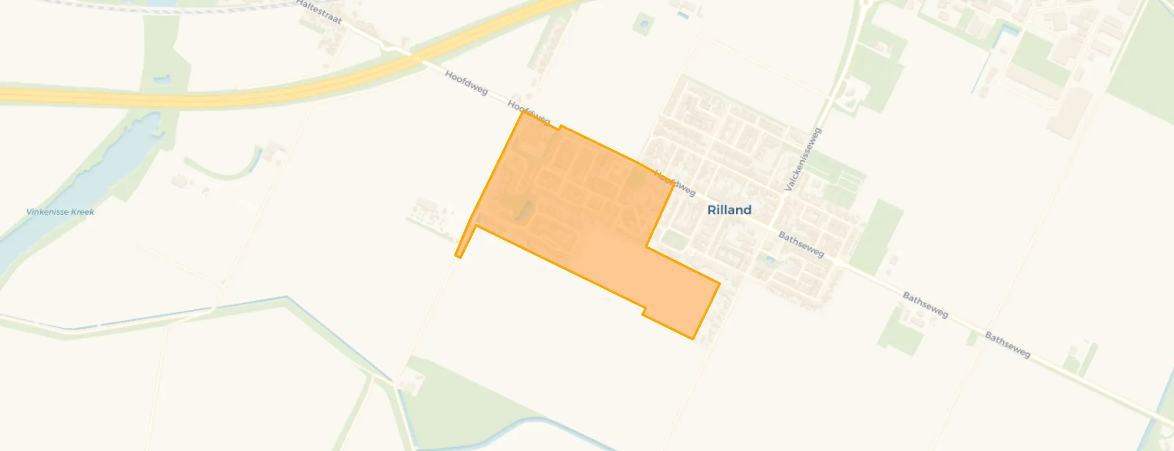 Kaart van Rilland - Werfkampen