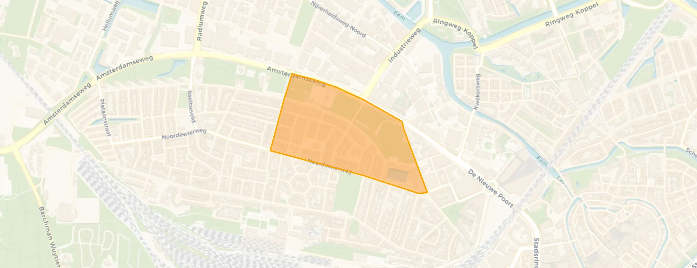 Buurt Rivierenbuurt-Oost, Amersfoort