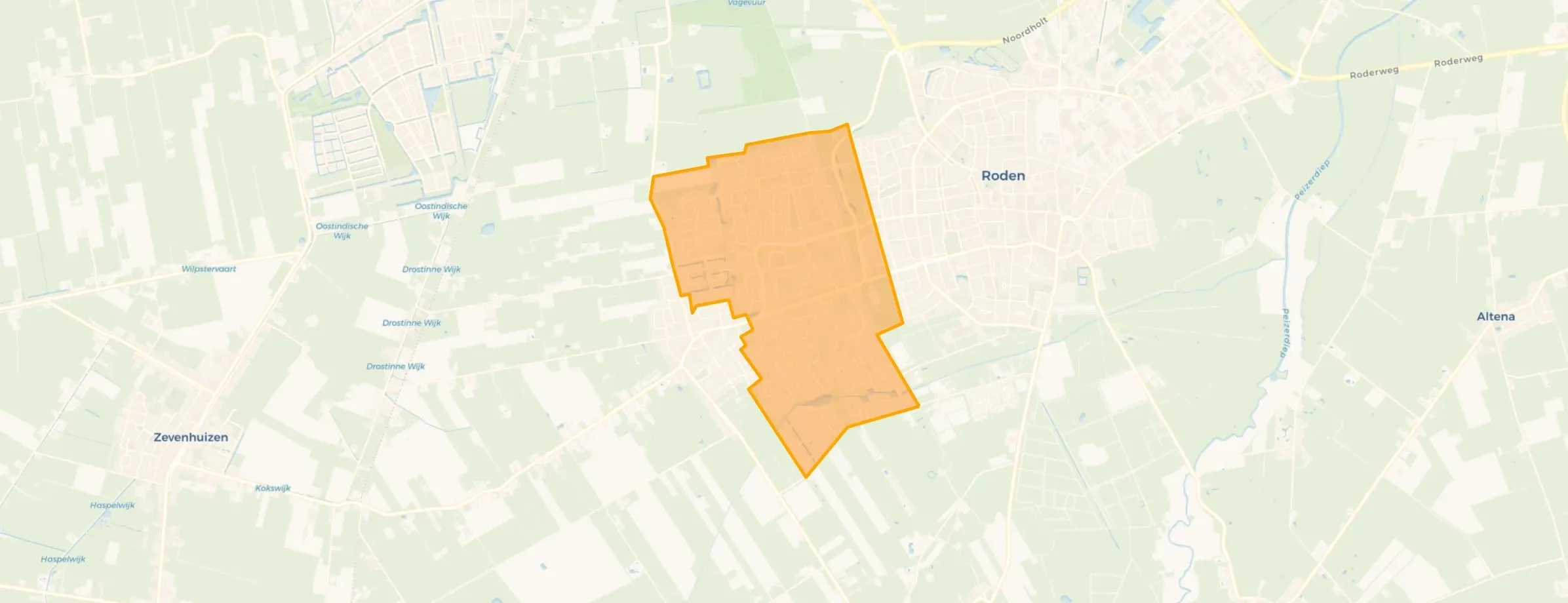 Roden West in Noordenveld