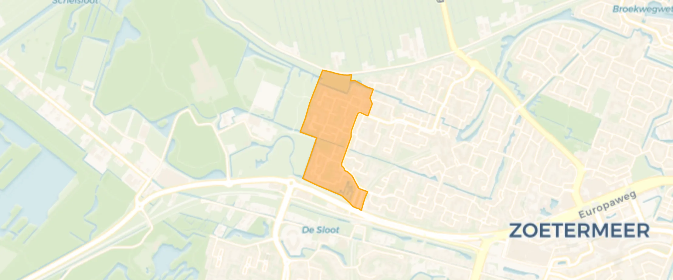 Map of Rodenbuurt-West