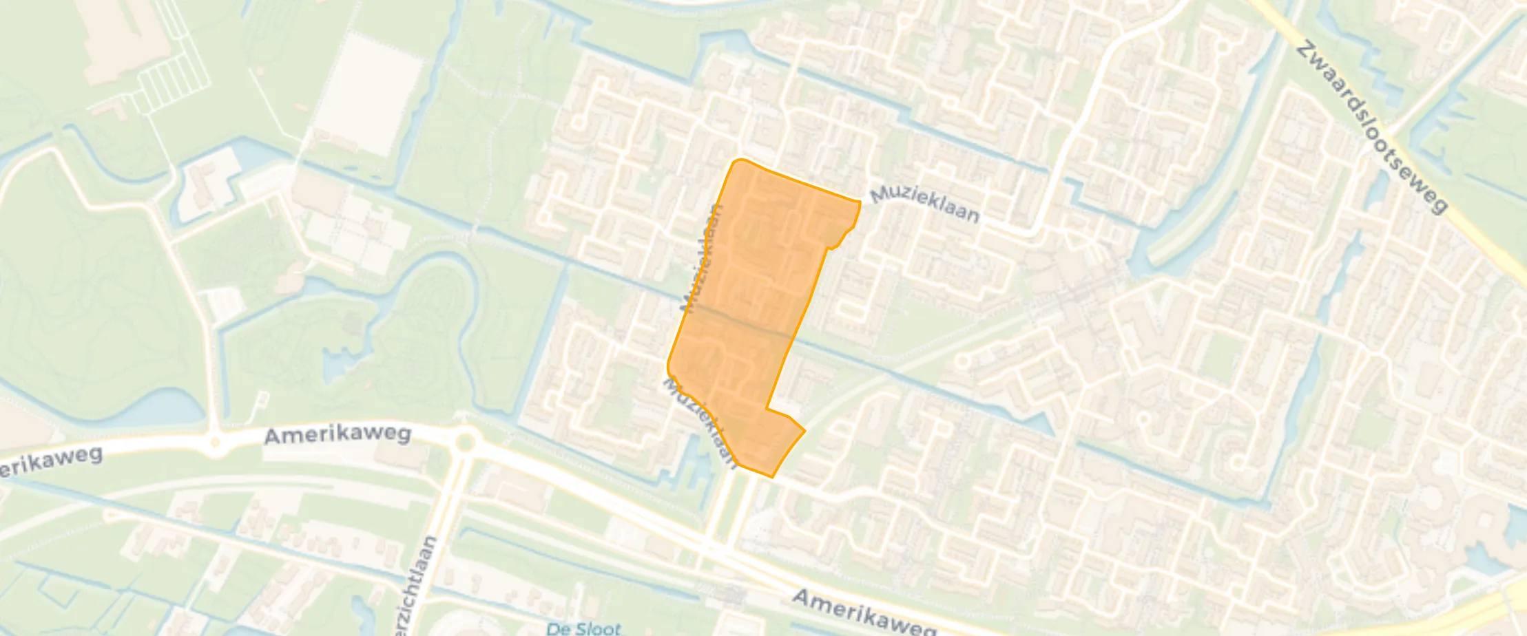 Map of Rodenbuurt-Zuid