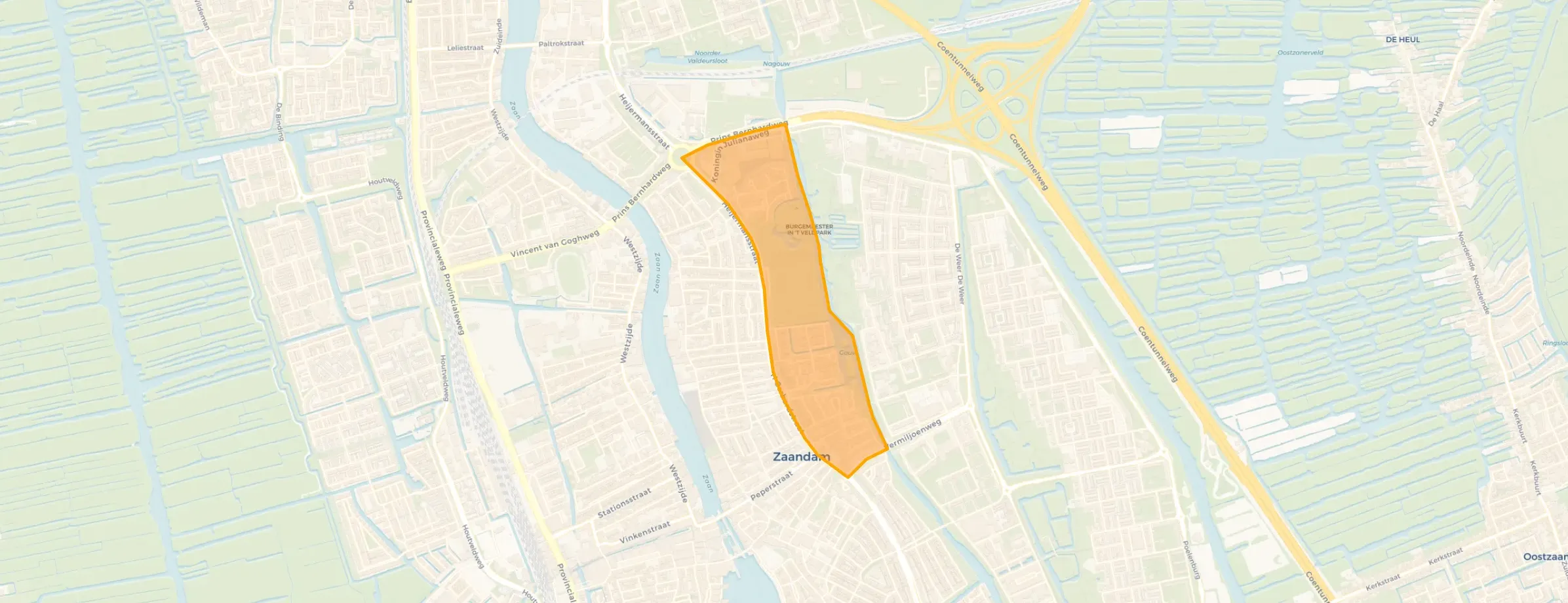 Buurt Rosmolenbuurt Oost, Zaandam