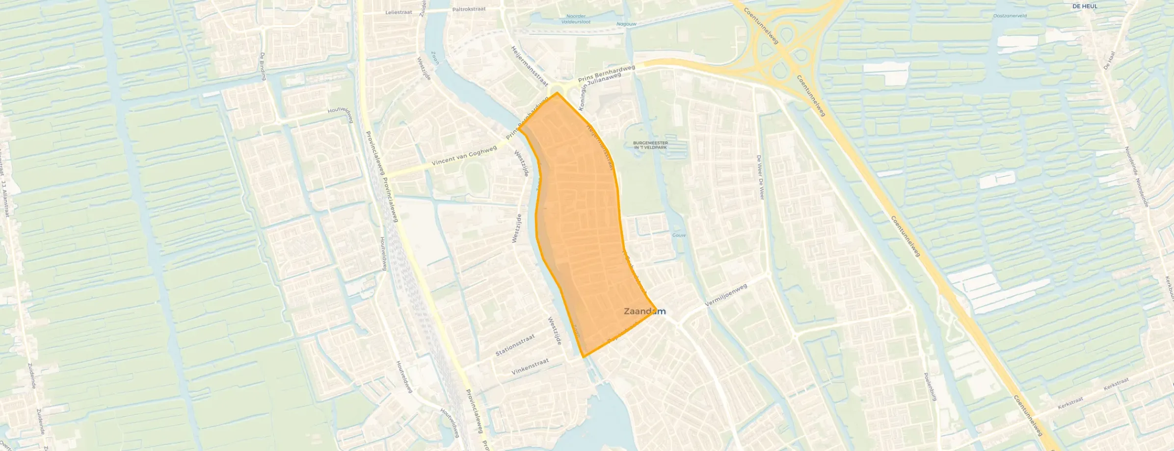 Rosmolenbuurt West in Zaanstad