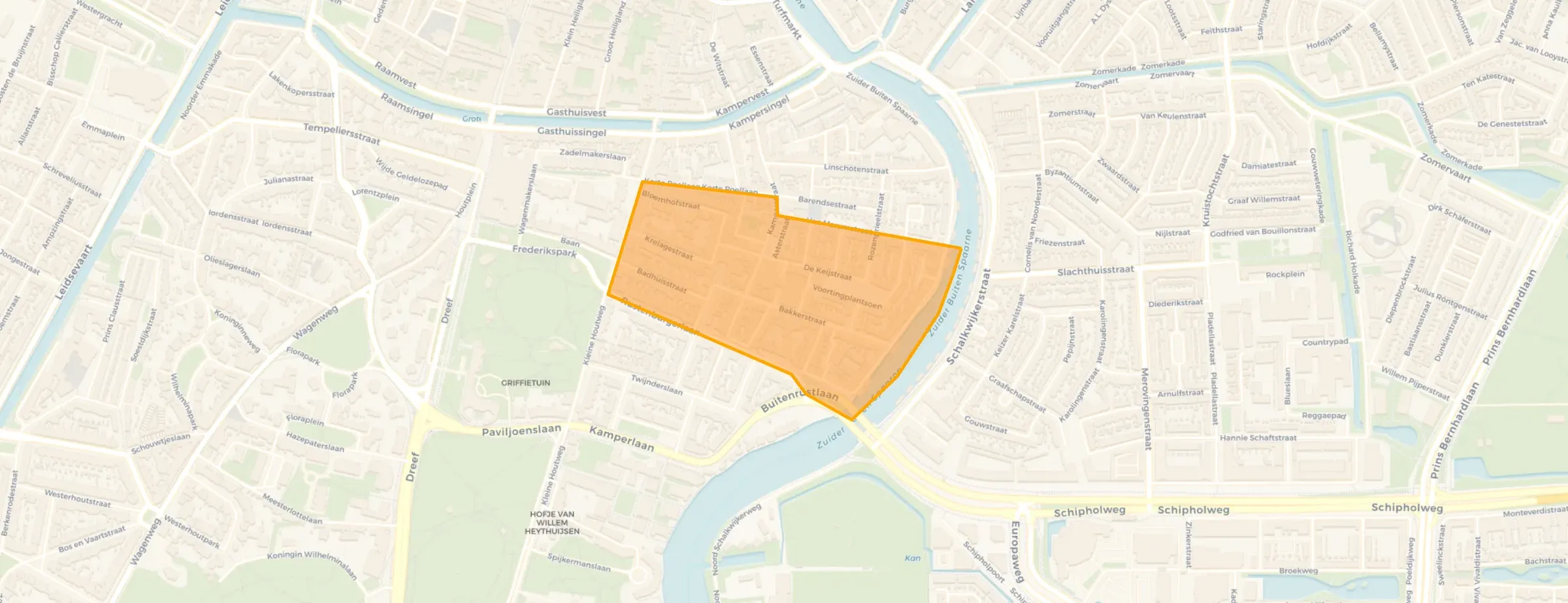 Buurt Rozenprieel-zuid, Haarlem