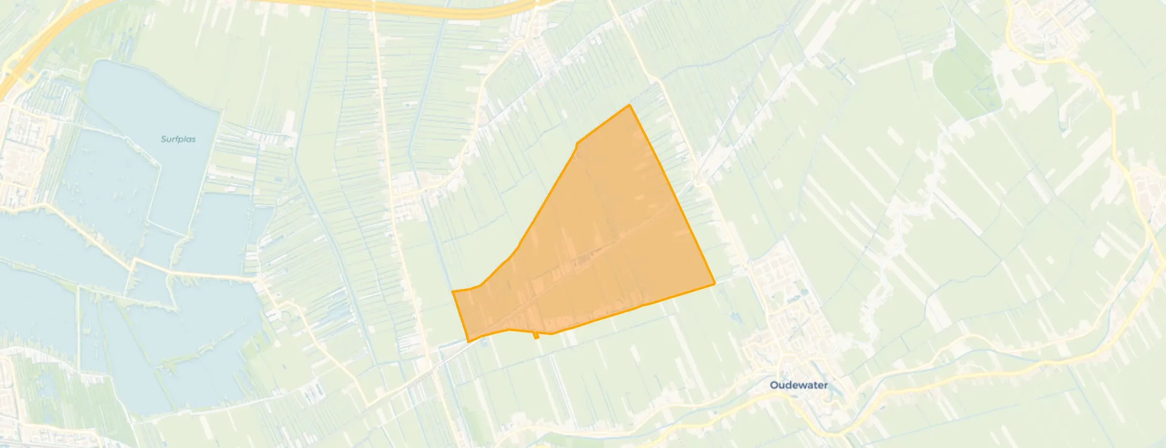 Kaart van Ruige weide