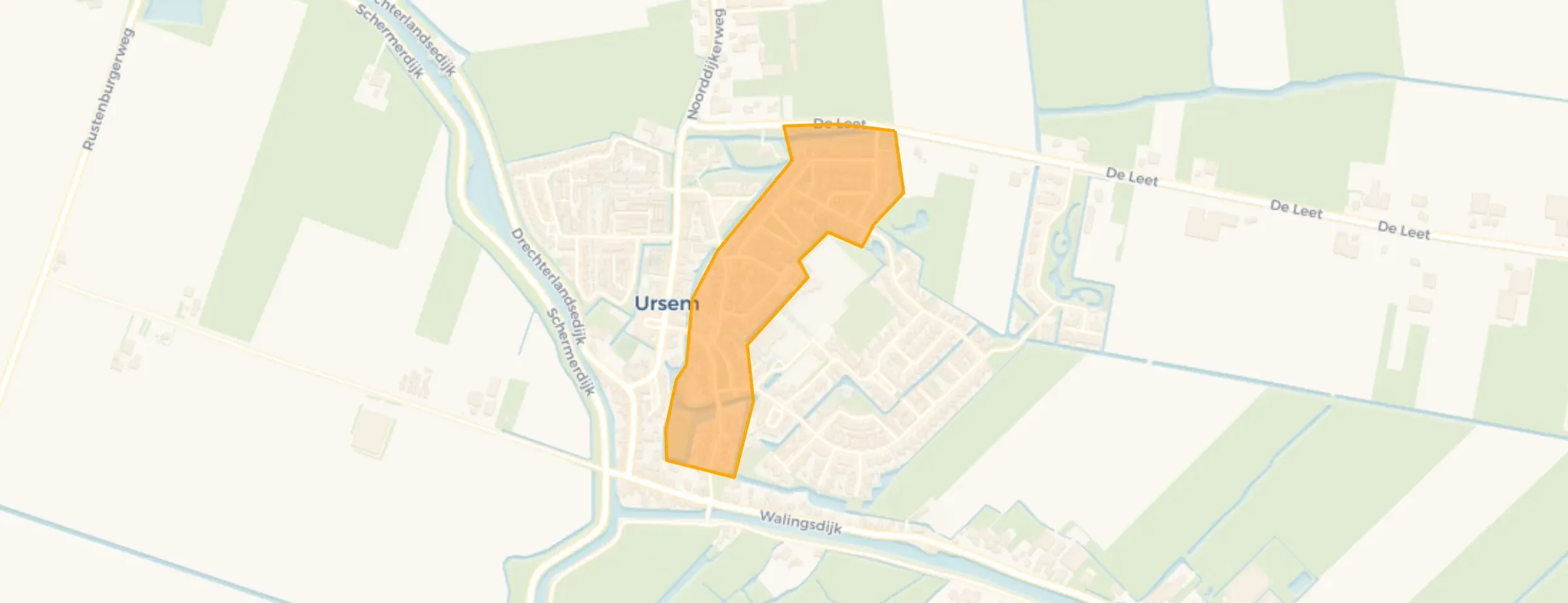 Buurt Ruijterstraat en omgeving, Ursem