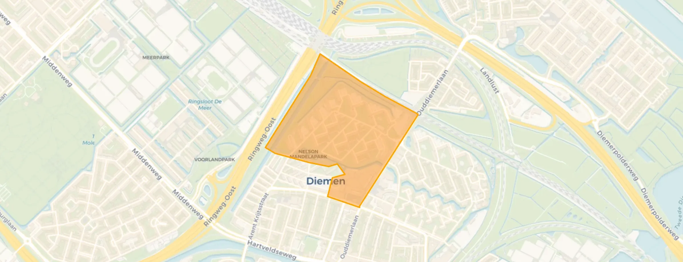 Kaart van Ruimzicht West