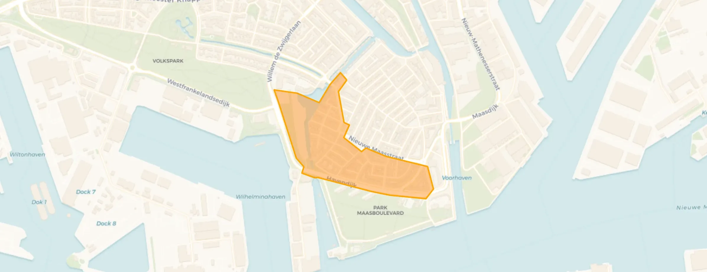 Kaart van Sandersbuurt