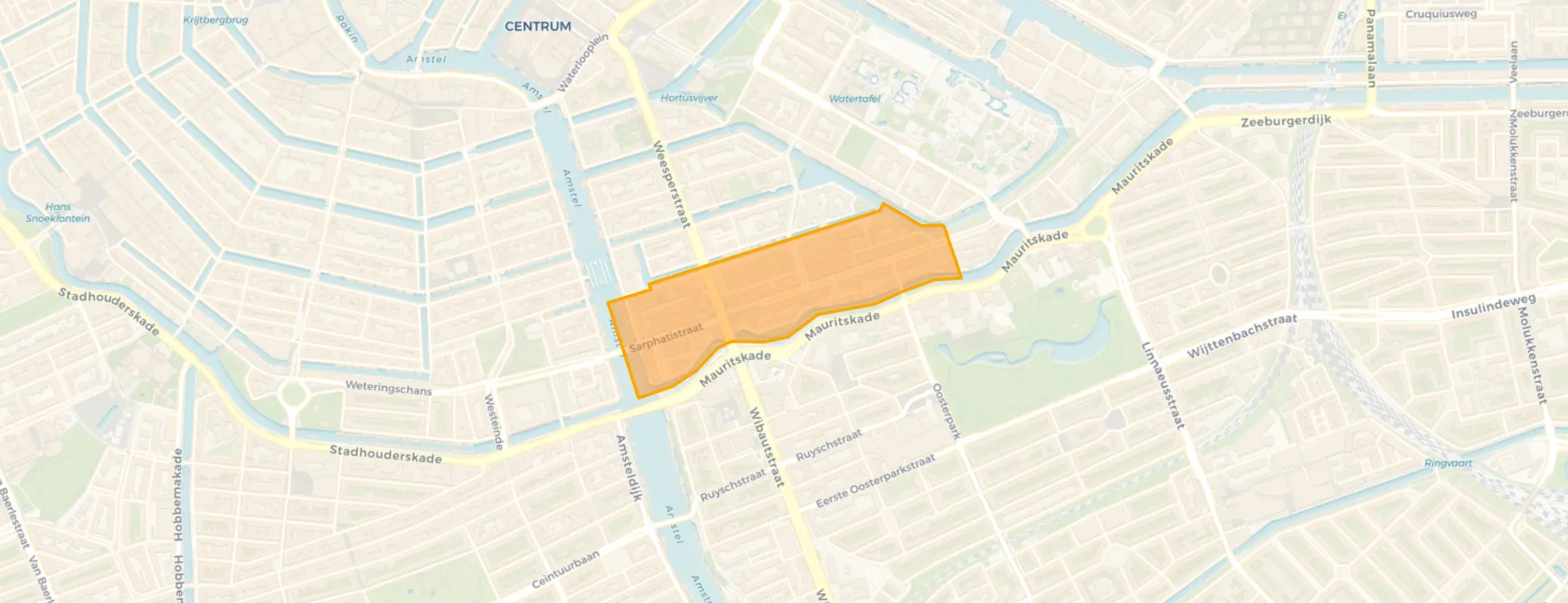 Buurt Sarphatistrook, Amsterdam