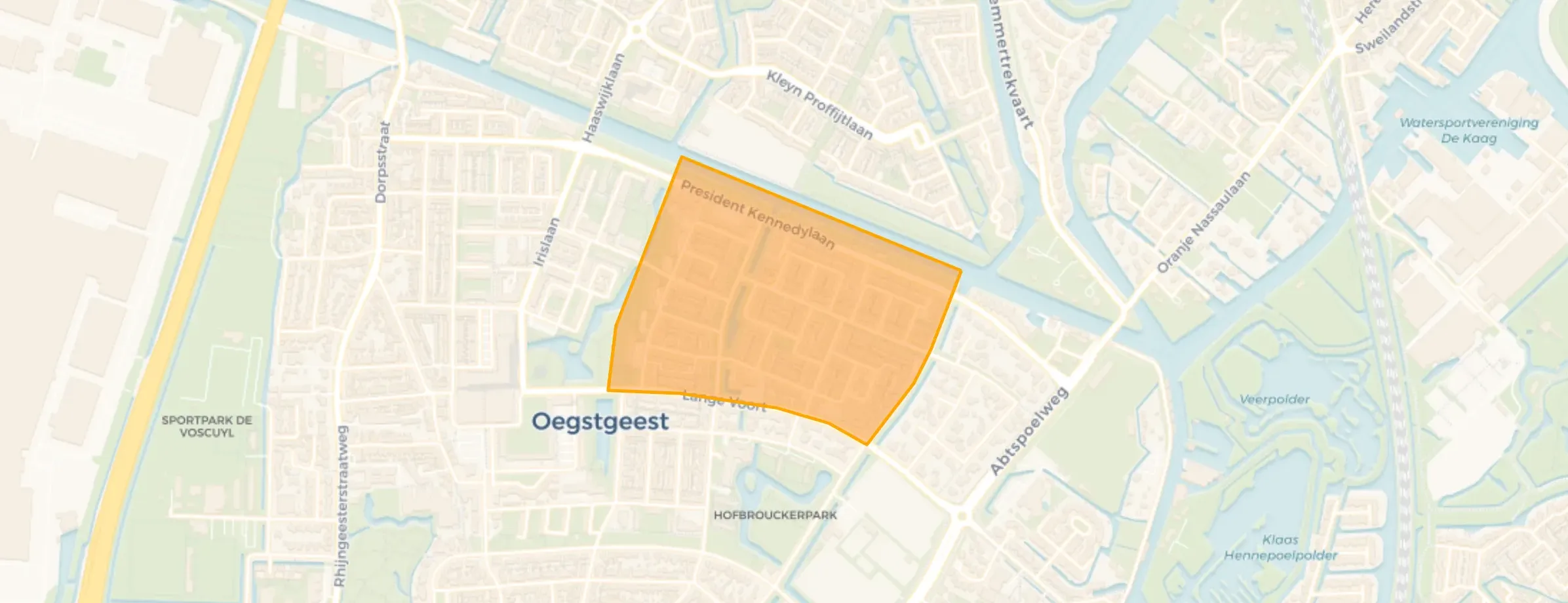 Kaart van Schildersbuurt