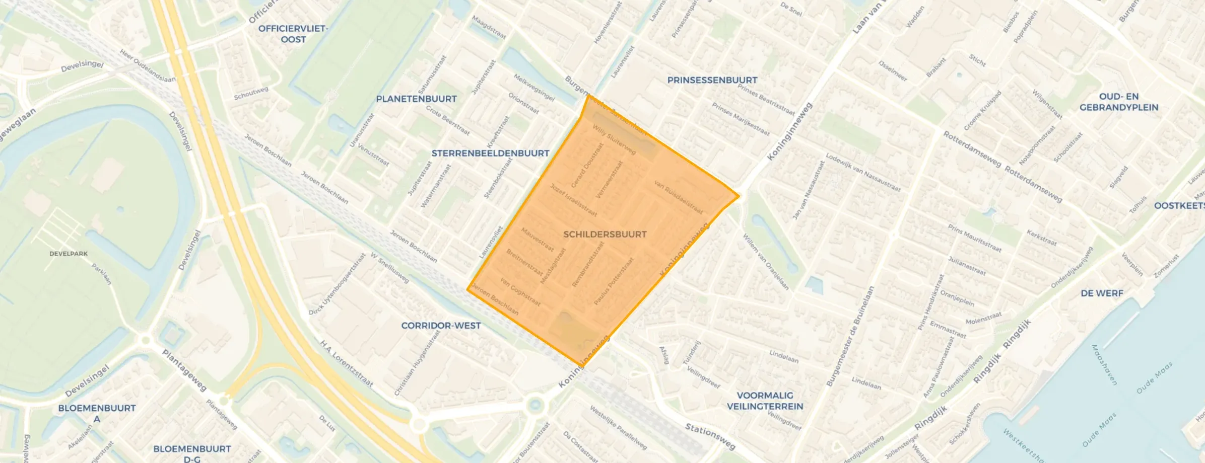 Buurt Schildersbuurt, Zwijndrecht