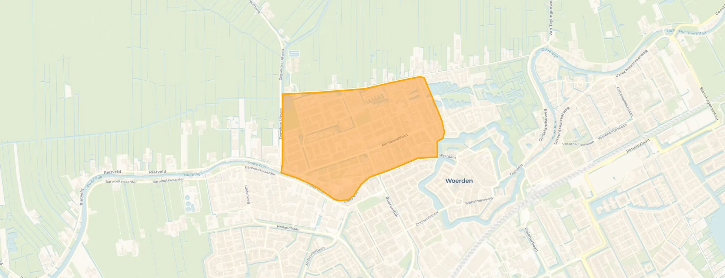 Buurt Schilderskwartier, Woerden