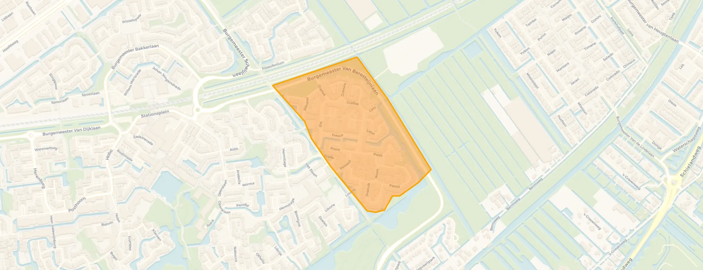 Buurt Schildersvormenbuurt, Capelle Aan Den Ijssel