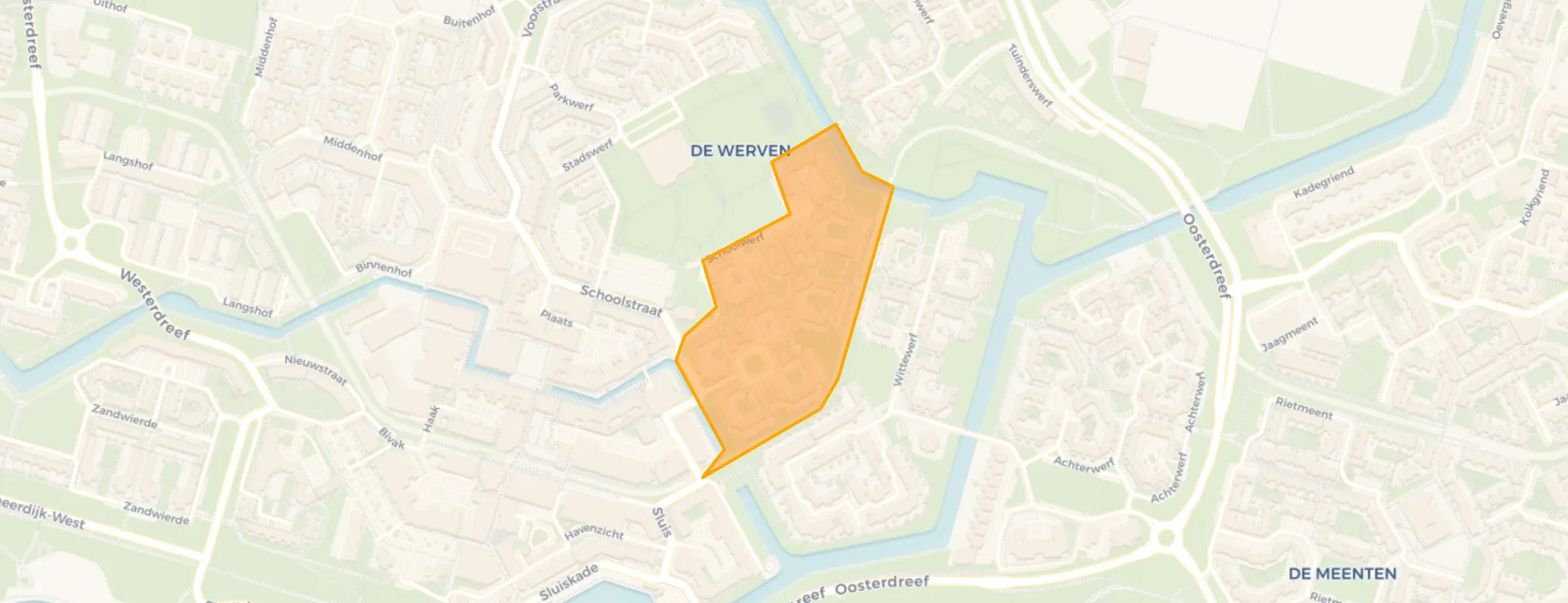 Kaart van Schoolwerf