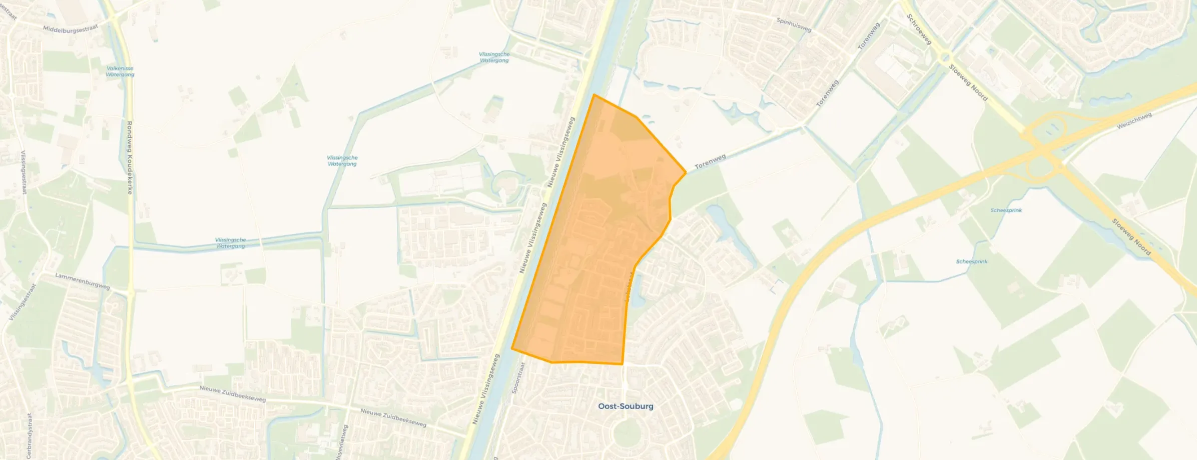 Buurt Schoonenburg - Groot Abeele, Oost-Souburg