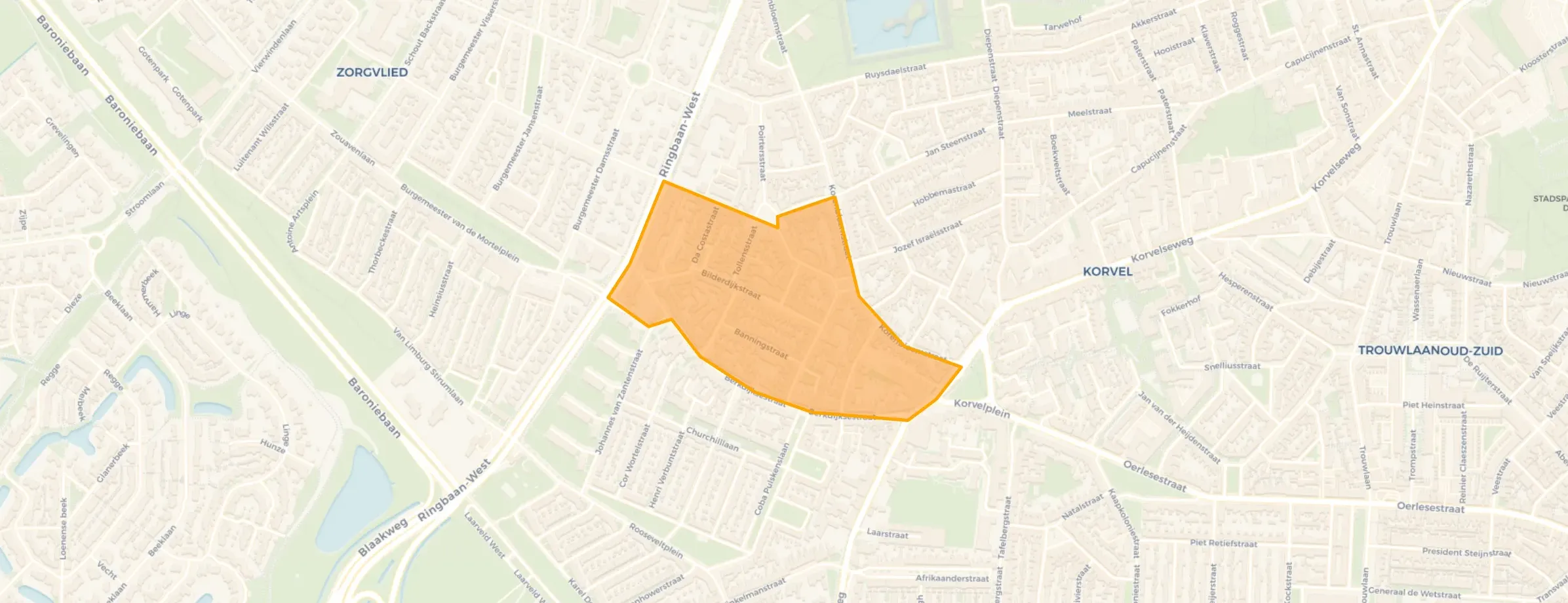 Buurt Schrijversbuurt, Tilburg