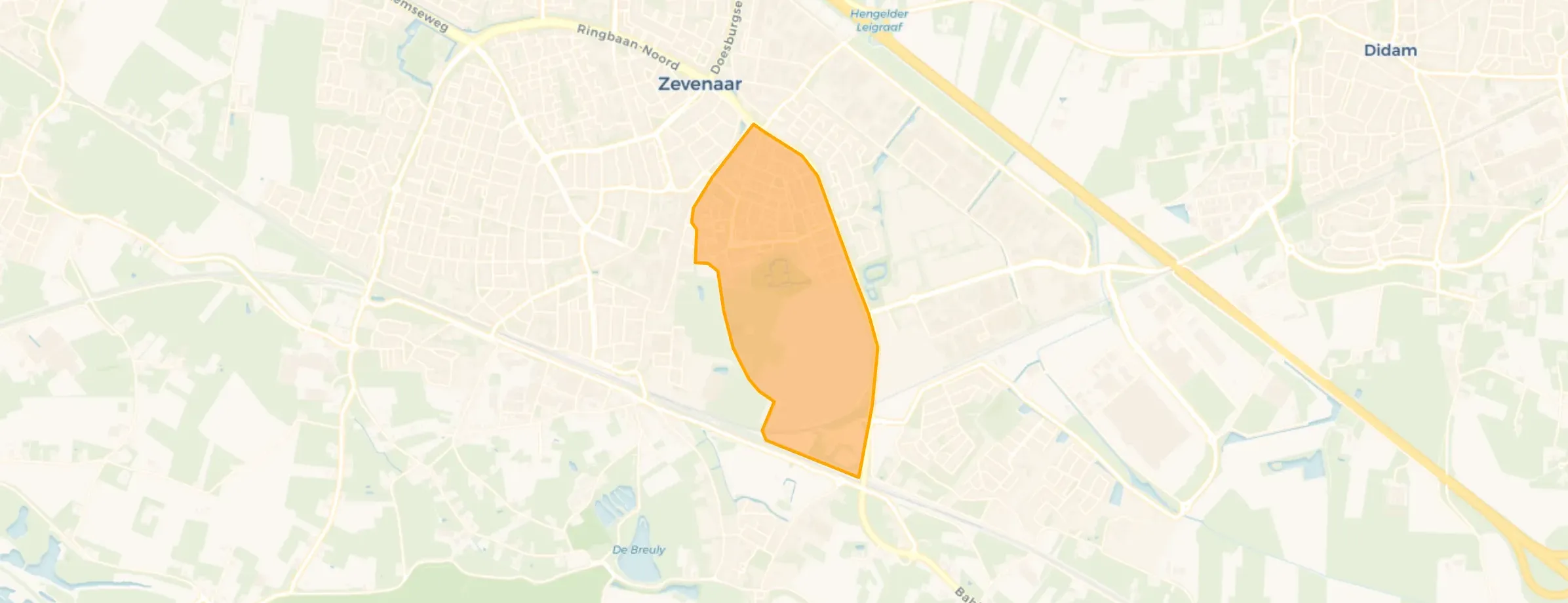 Buurt Schrijvershoek, Zevenaar