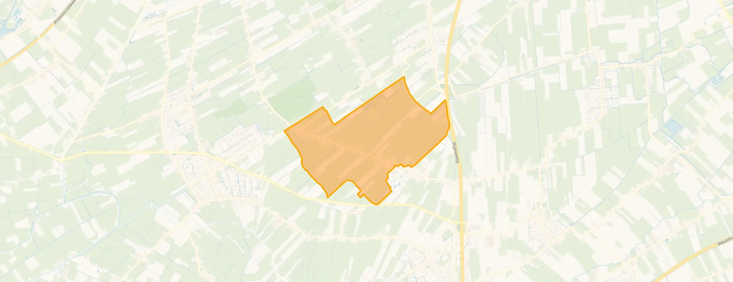 Kaart van Sijbekarspel Buitengebied