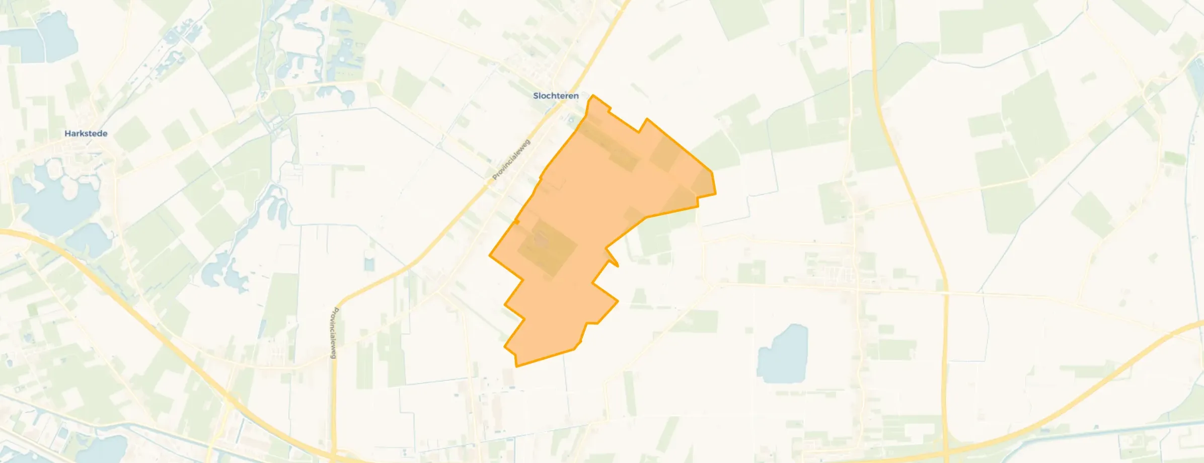 Kaart van Slochteren Buitengebied