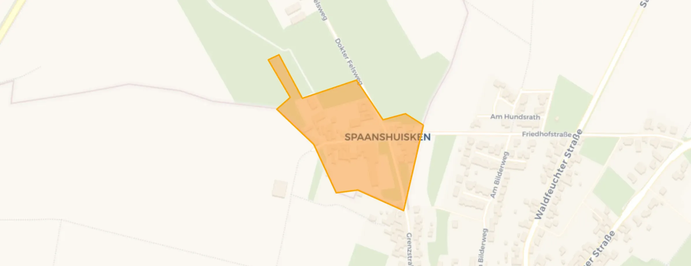 Kaart van Spaanshuisken