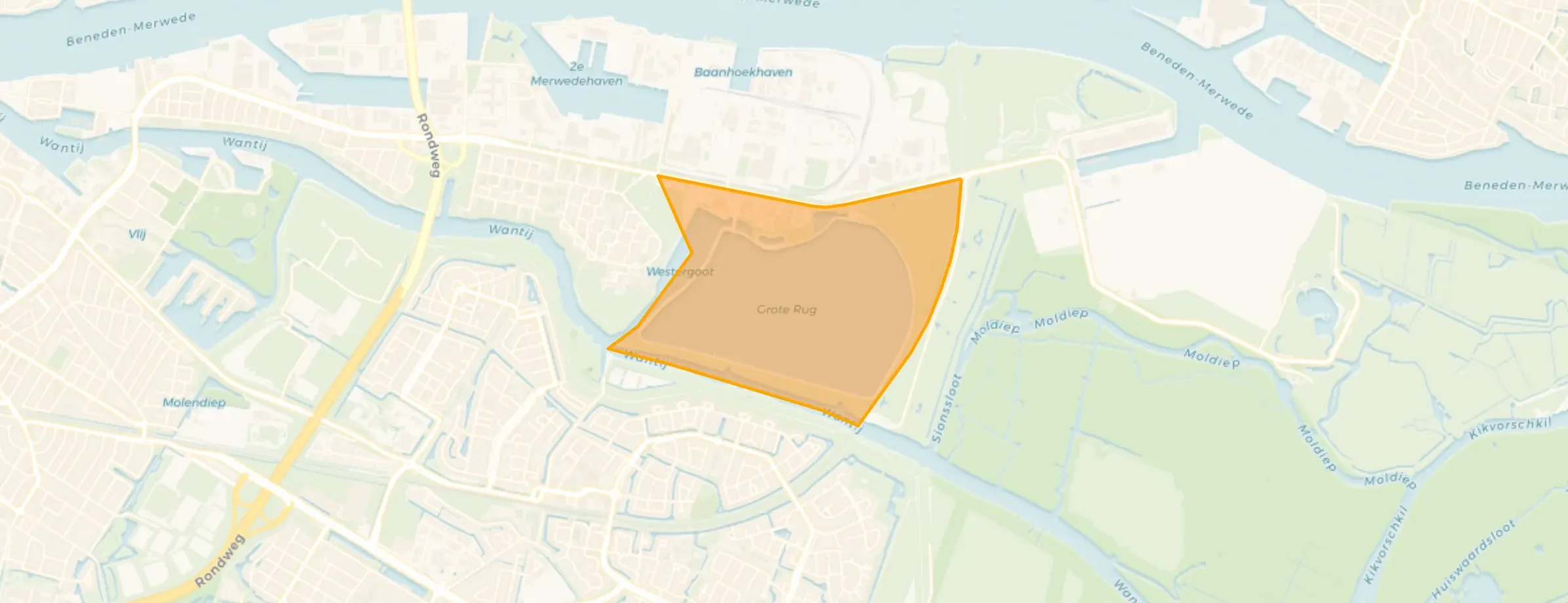 Kaart van Spaarbekken