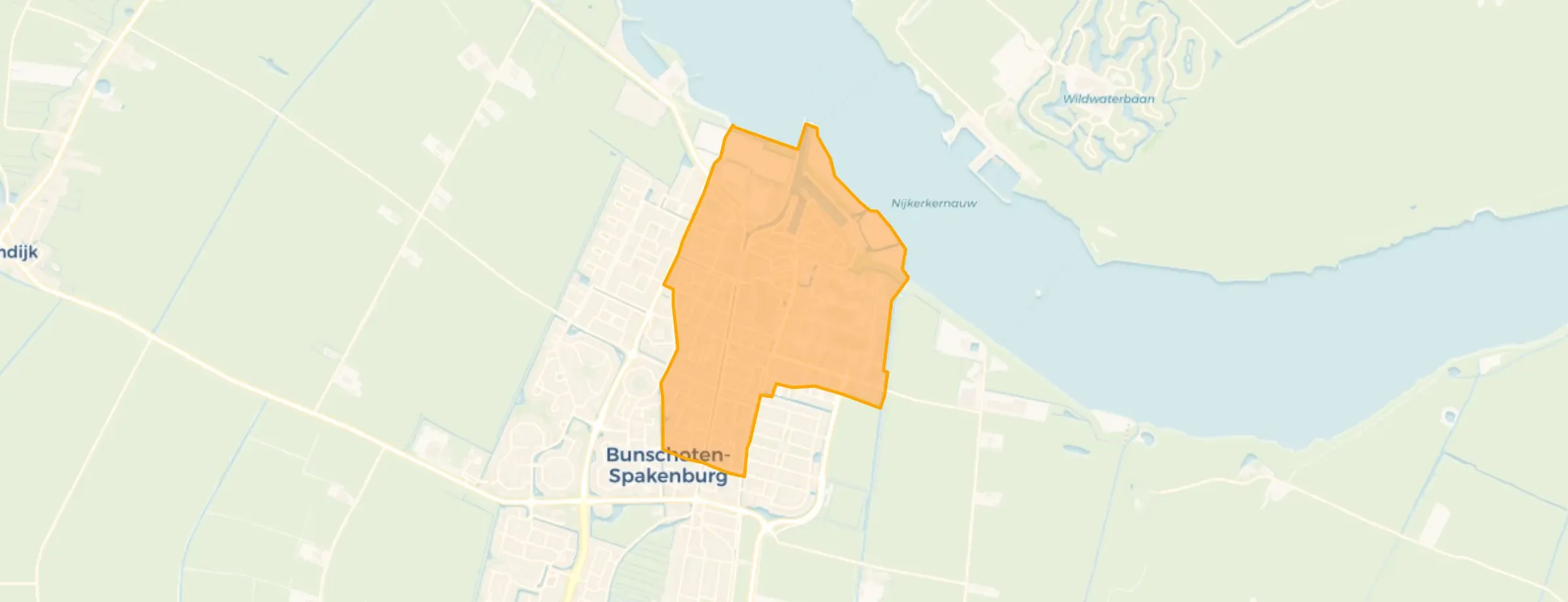 Kaart van Spakenburg