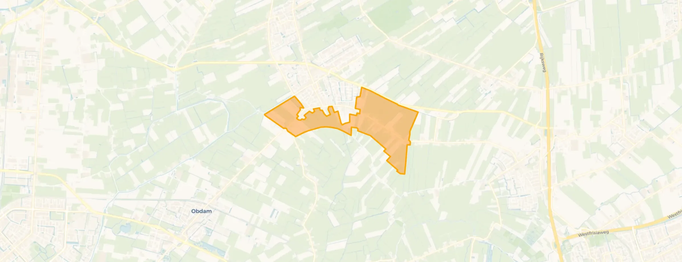 Kaart van Spanbroekerweg Buiten