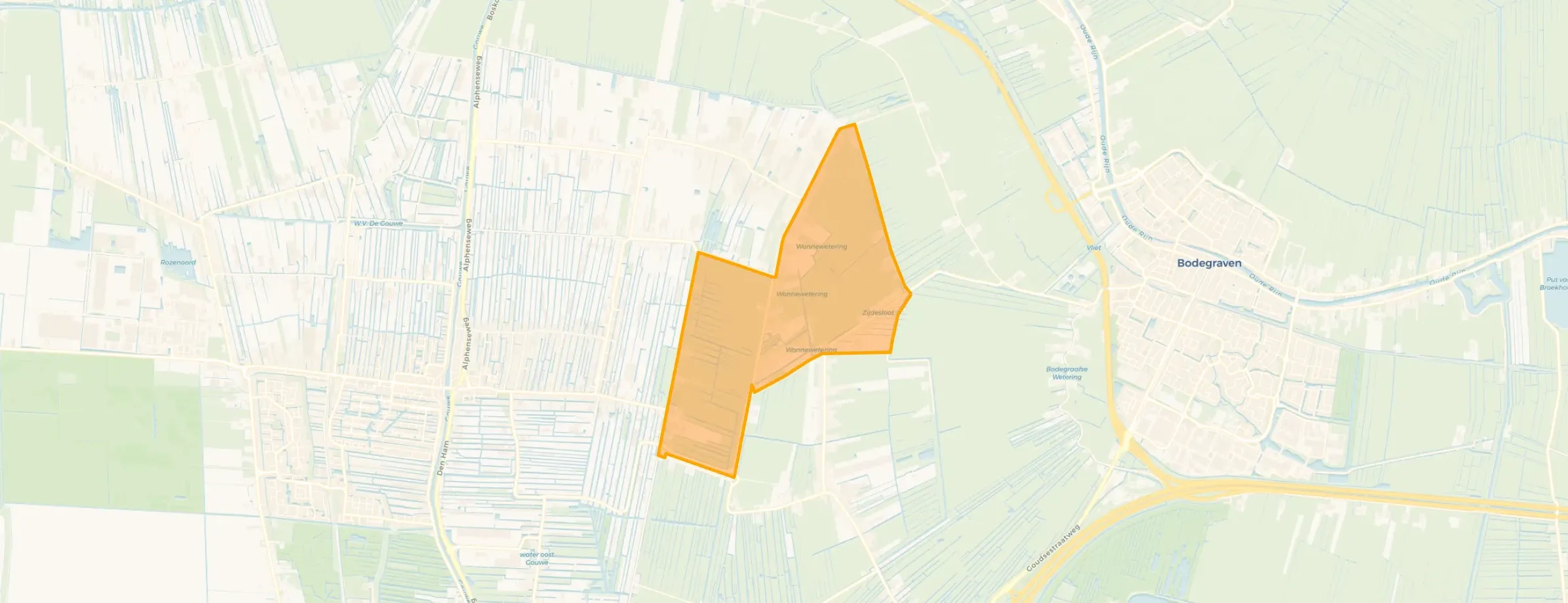 Kaart van Spoelwijk
