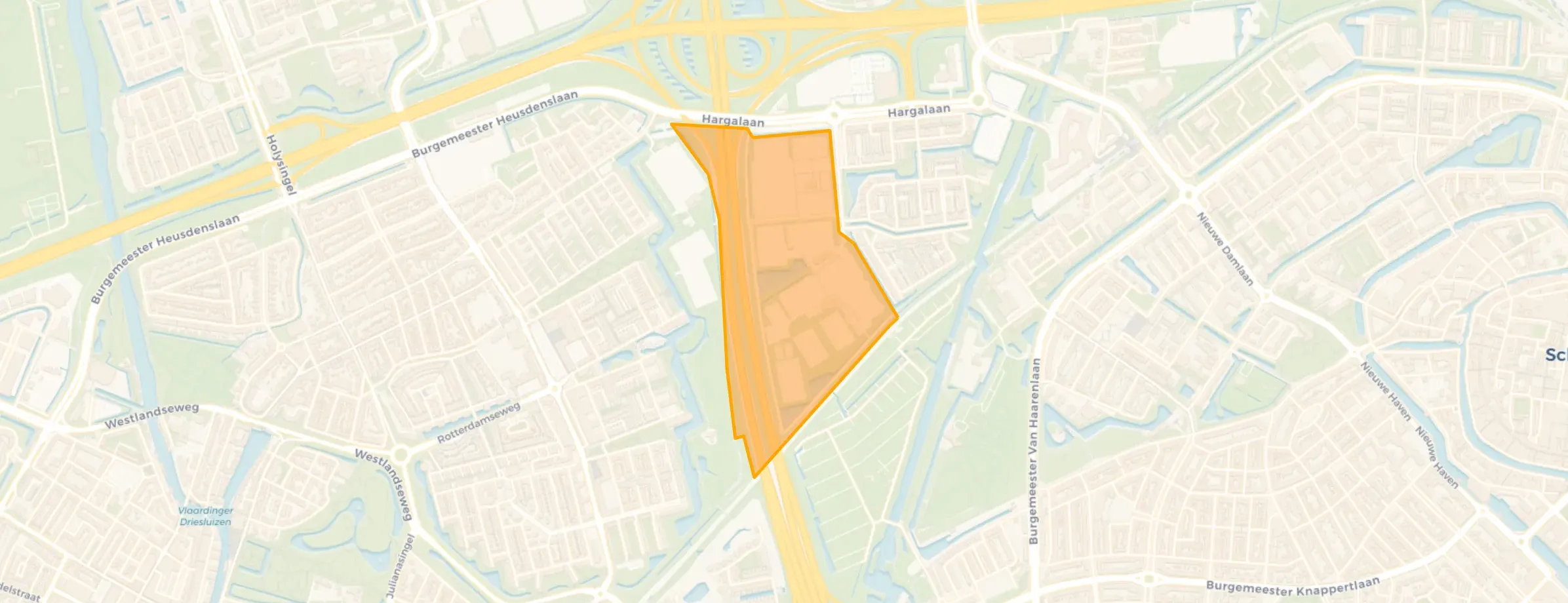 Kaart van Sportpark Harga
