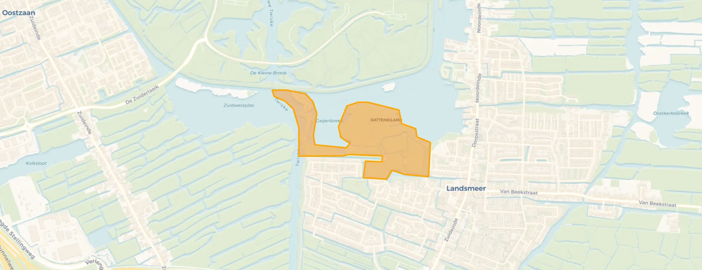 Kaart van Sportpark