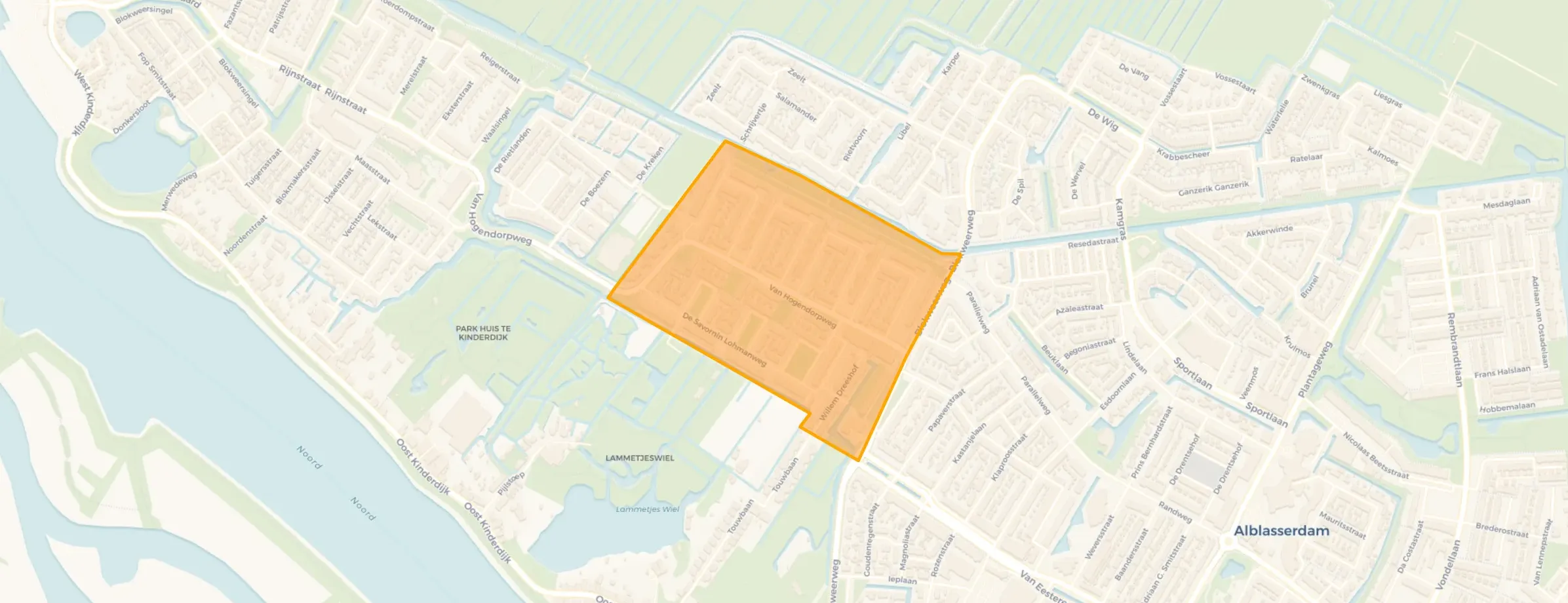 Buurt Staatsliedenbuurt, Alblasserdam