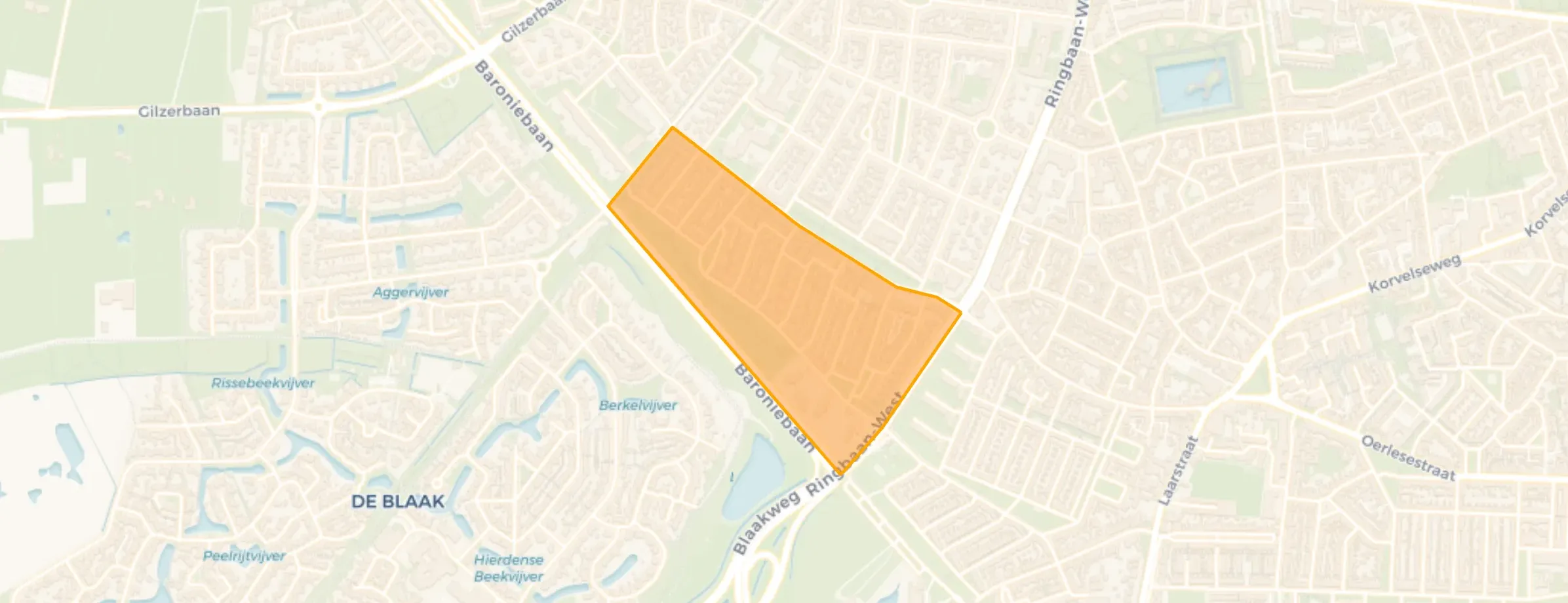 Staatsliedenbuurt West in Tilburg