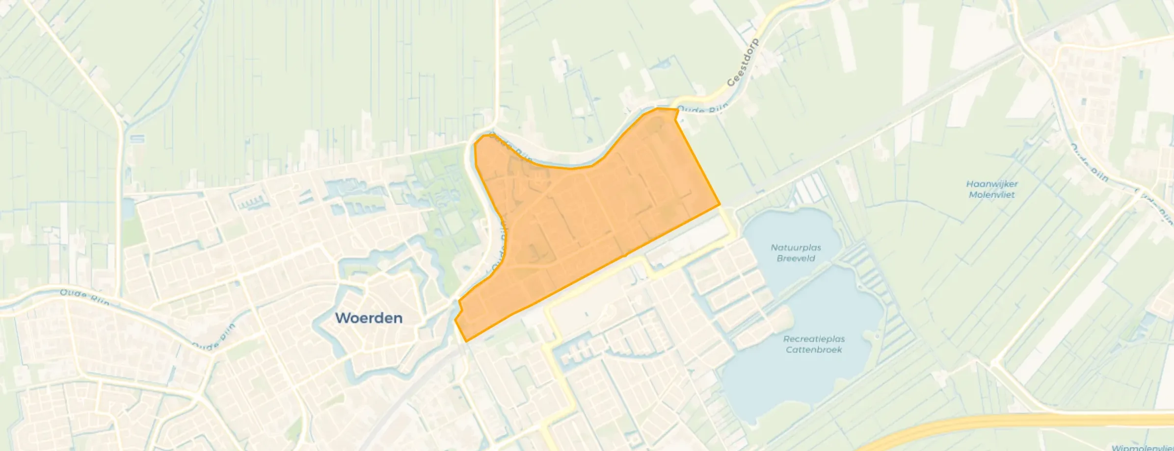 Buurt Staatsliedenkwartier, Woerden