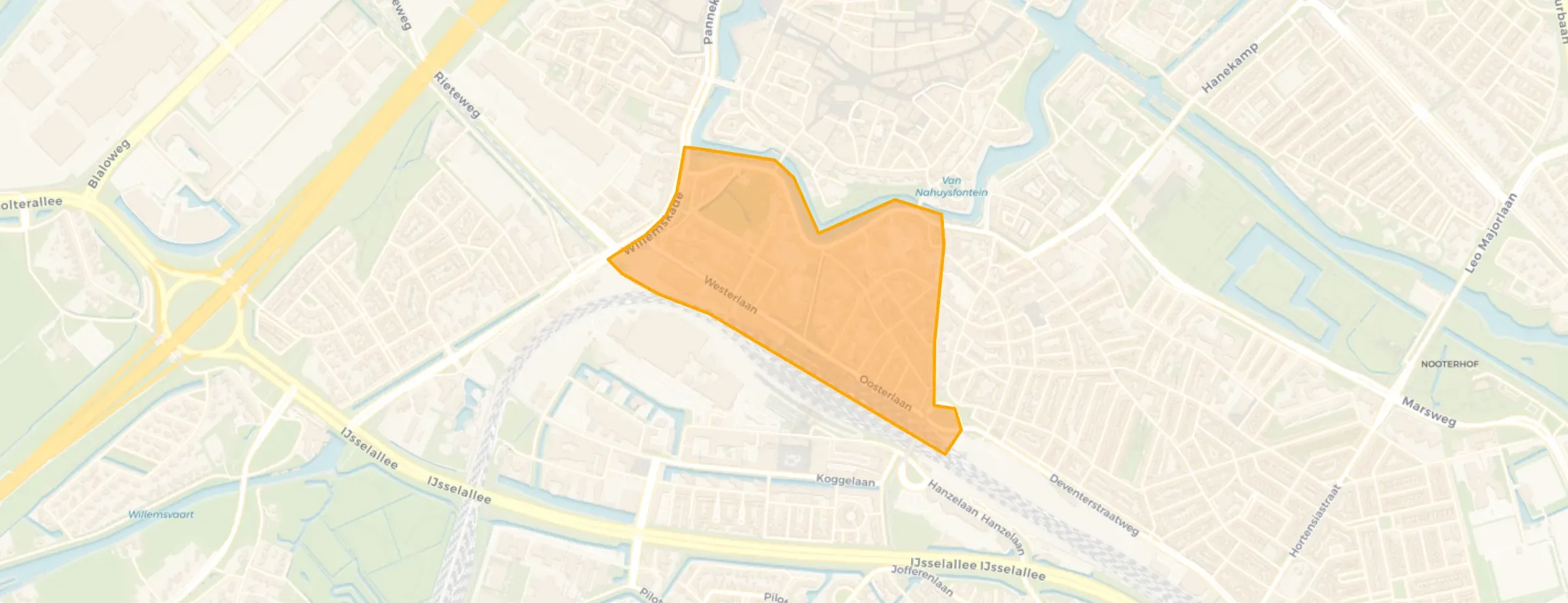 Stationsbuurt in Zwolle