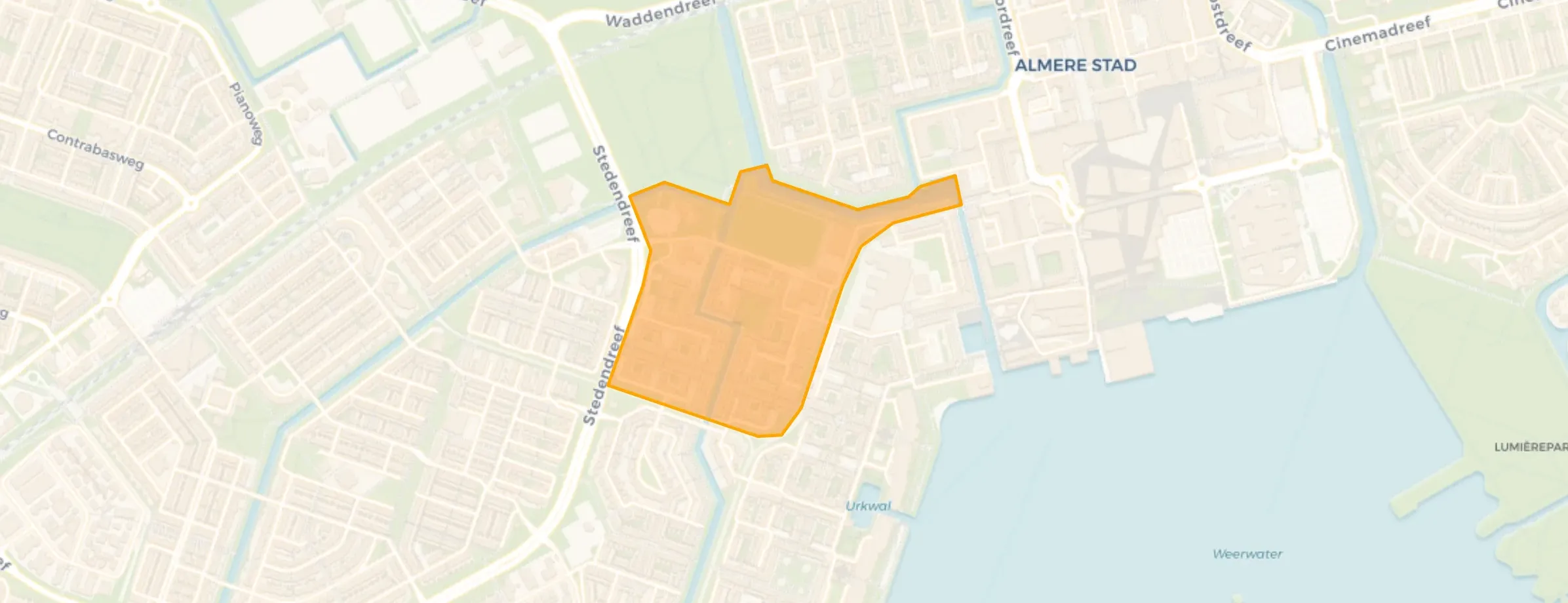 Buurt Stedenwijk Midden-noord, Almere