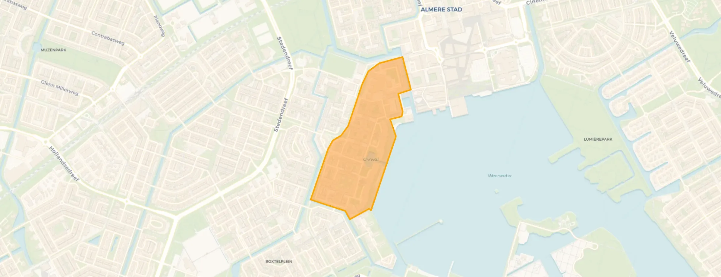 Buurt Stedenwijk Midden-oost, Almere