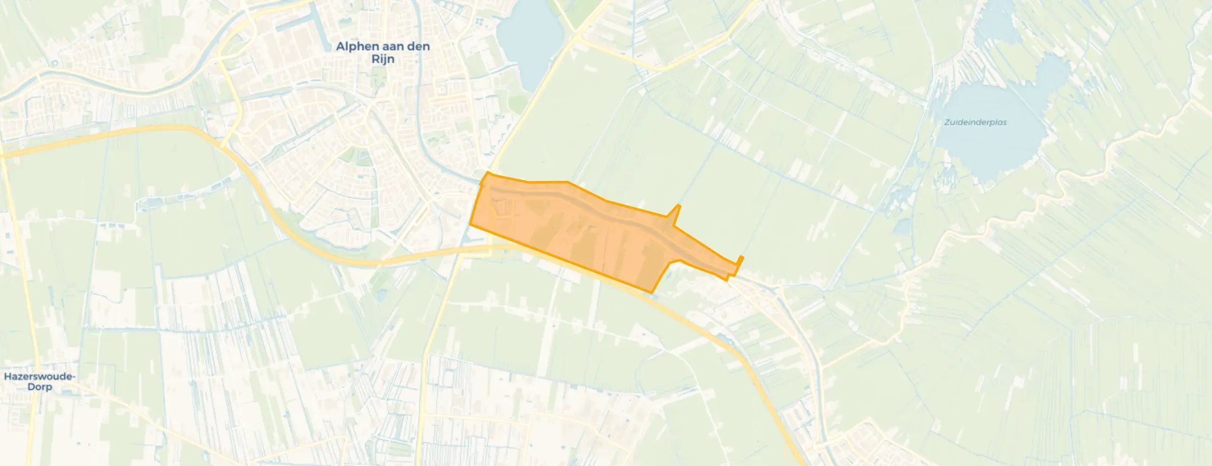 Kaart van Steekterbuurt