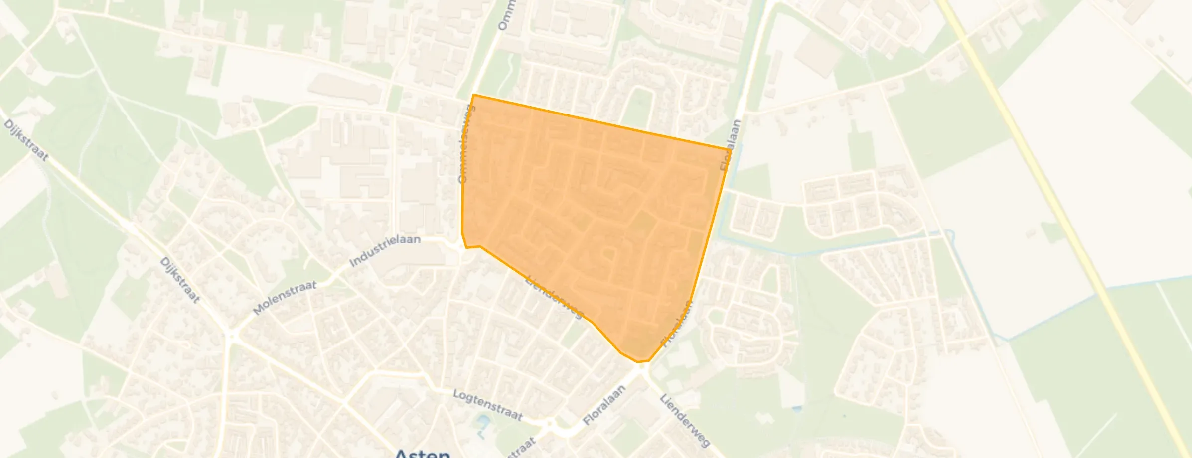 Buurt Sterrenbuurt, Asten