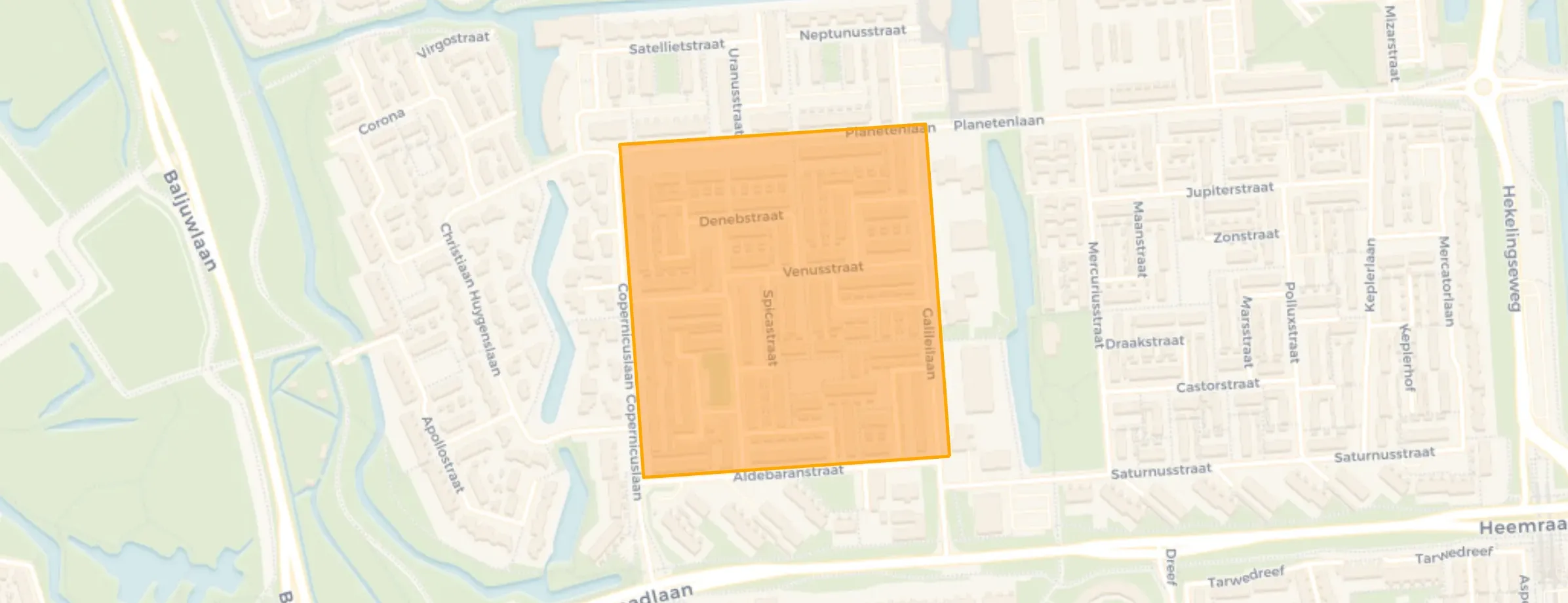 Buurt Sterrenkwartier-Midden, Spijkenisse