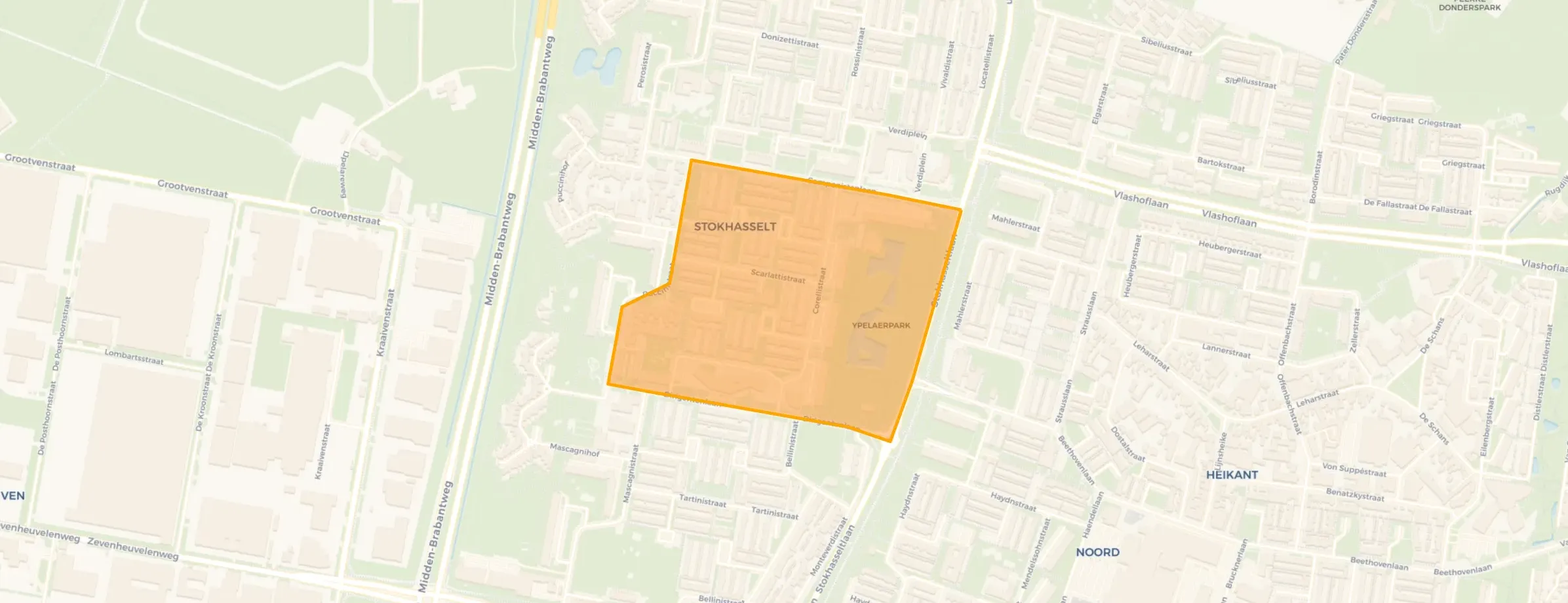 Buurt Stokhasselt Oost, Tilburg