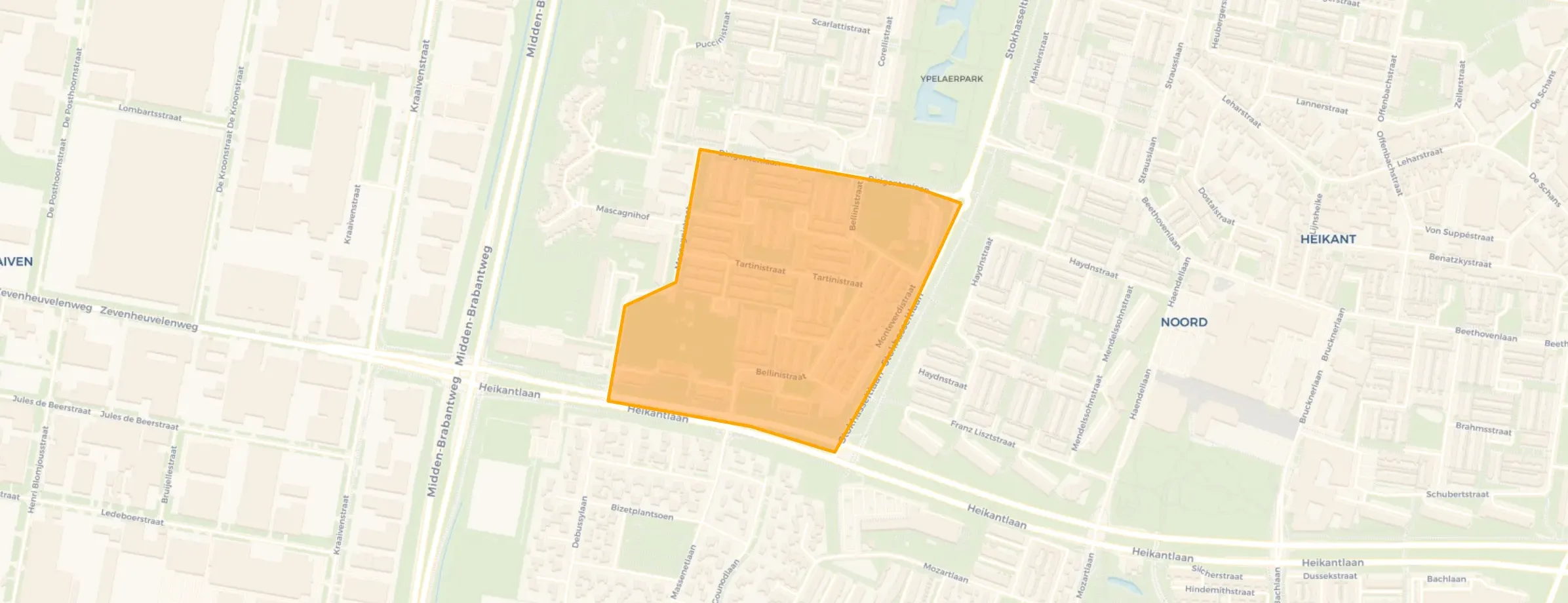 Buurt Stokhasselt Zuid-Oost, Tilburg