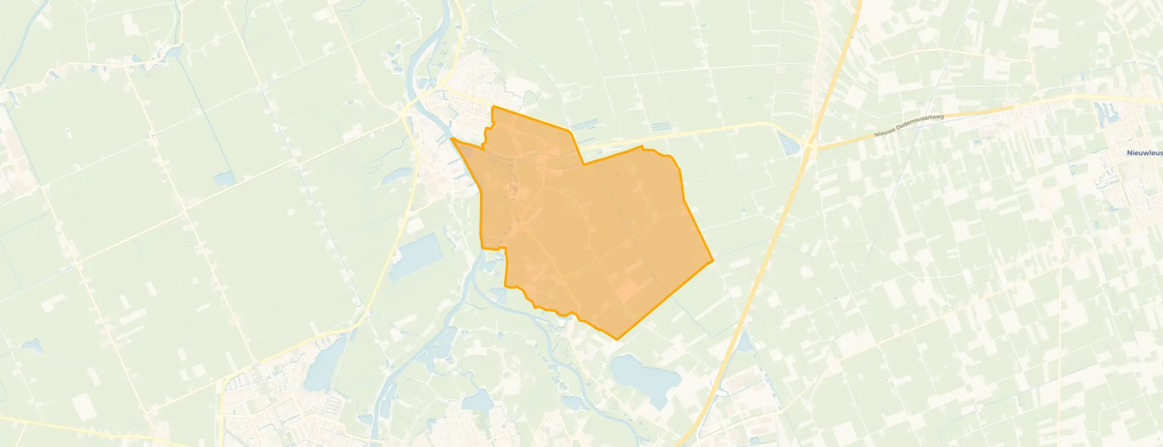 Kaart van Streukel-Holten-Genne