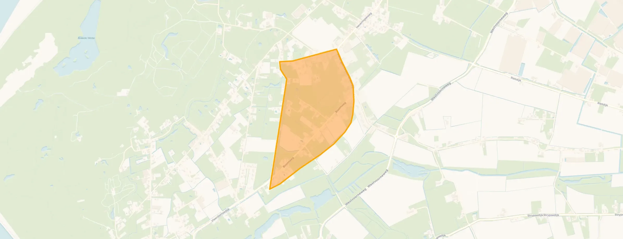 Kaart van Strijpe