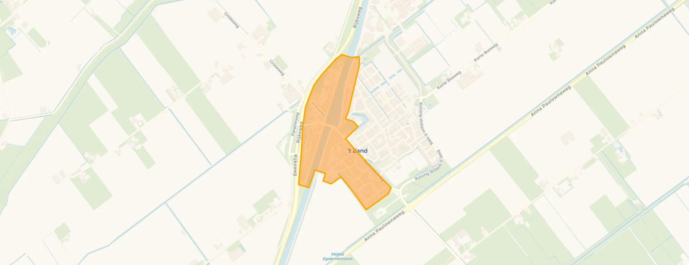 Buurt ’t Zand-West- en -Zuid, 'T Zand